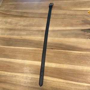 Janie & Jack boys black leather belt size 4 to 5